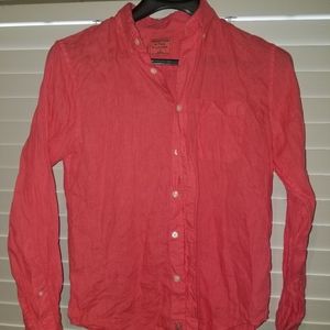 Men long sleeve Abercrombie  and Fitch button down